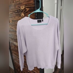 Cyrus Women's Light Lavender Scoop Neck Sweater